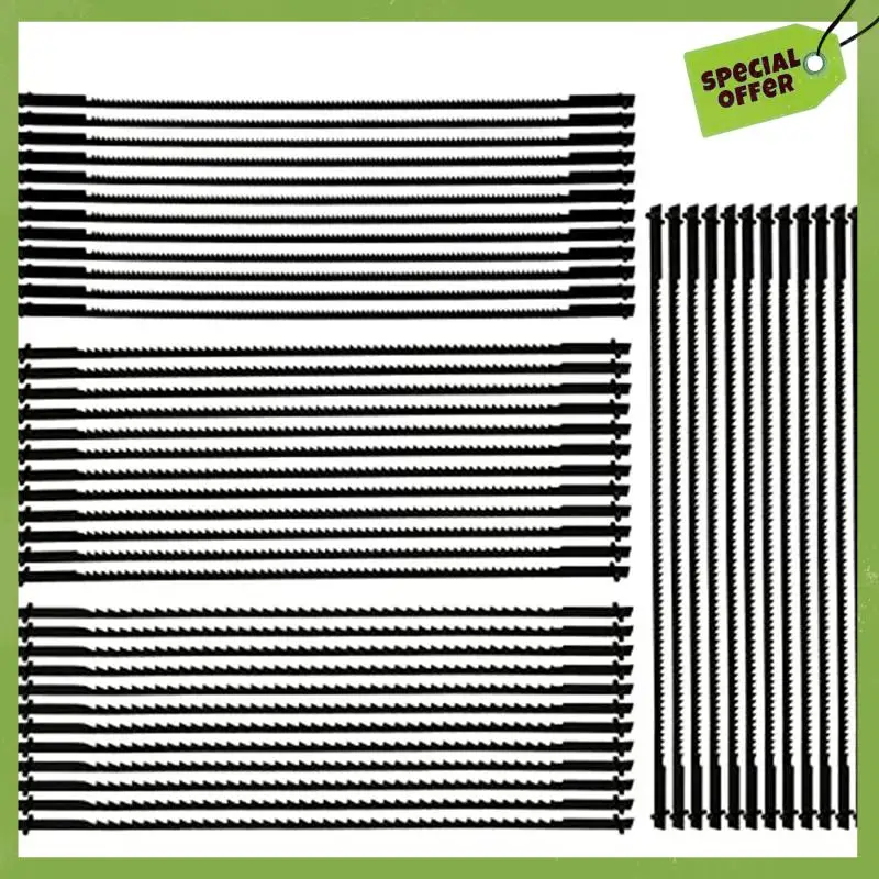 Classy-48 Pack Scroll Saw Blade Set 5 Inch Scroll Saw Blade Pin End Replacement For Wood Metal