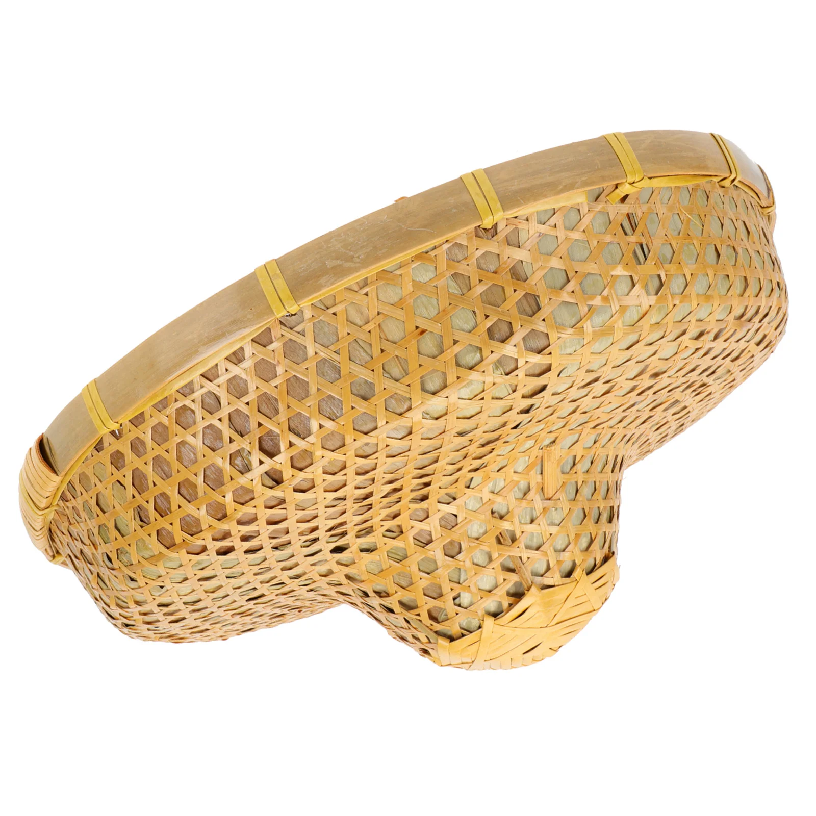 

1Pcs Stylish Weaving Bamboo Hat Lightweight Comfortable Fit Uv Protection Sun Block Hat for Men Women Farmers and Fishermen