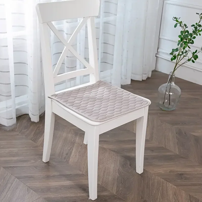 1pc Chair Pad Home Office Sofa Seat Cushion Soft Dining Chair Mat Washable Square Chairs Pillow Chair Pad Home Textile
