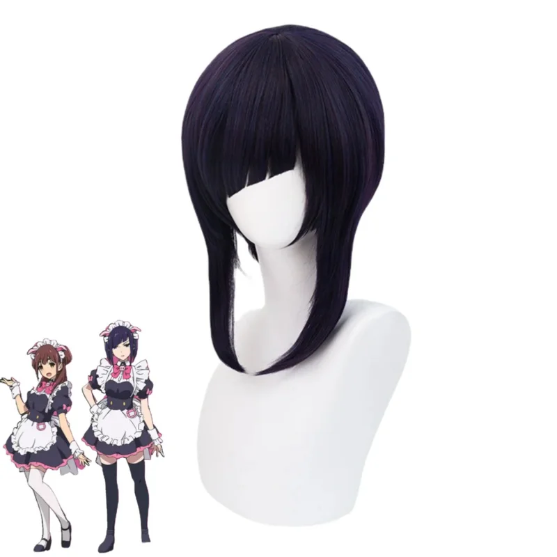 

Аниме Akiba War Wahira Nagomi Mannen Ranko, костюм для косплея, платье горничной, юбка в стиле Лолиты, парик, женская милая часть дня рождения