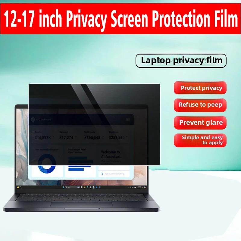 

Privacy Screen Protector for HP Dell Lenovo Xiaomi Laptop Anti-spy Anti-glare Anti Blue Light 12-17 Inch Protection Film Filter