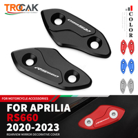 2024 RS660 For Aprilia RS660 RS 660 RS Motorcycle CNC Windscreen Mirror Cover Driven Mirror Eliminators Cap
