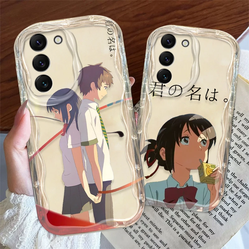 Your Name Miyamizu Mitsuha Cover For S21 S23 S24 Ultra Plus FE A55 A35 A25 A05S A54 A53 A52 A33 A32 Wave Oil Phone Case