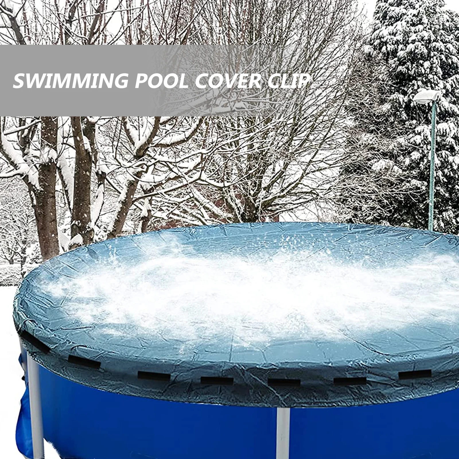 

Swimming Pool Cover Clips Durable Wear Resistant Reusable ABS PC Firmly Stable Fixator Plastic Buckles Spa Pool