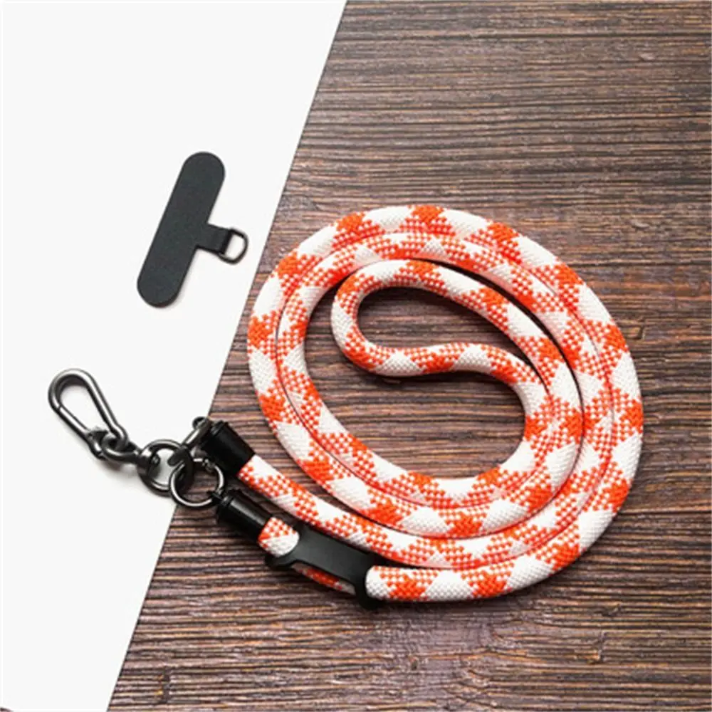 

Adjustable Crossbody Phone Lanyard Detachable Rotatable Clasp Phone Neck Strap Anti-lost Safety Rope Mobile Phone Strap