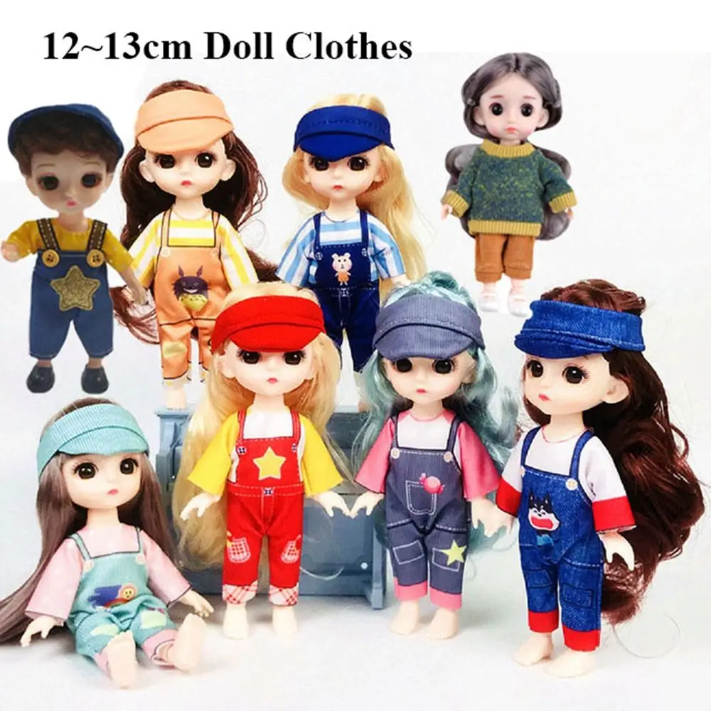 16cm Bjd Doll Clothes Suit High-end Dress Up Can Dress Up Fashion Doll Clothes Skirt Suit Best Gifts for Children DIY Girls Toys