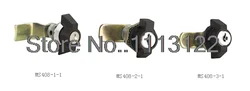 MS408-1 Zinc Alloy Wing Knob Cam Lock Machine Equipment Cabinet Door Lock Quarter turn wing knob cam lock Black 1 PC