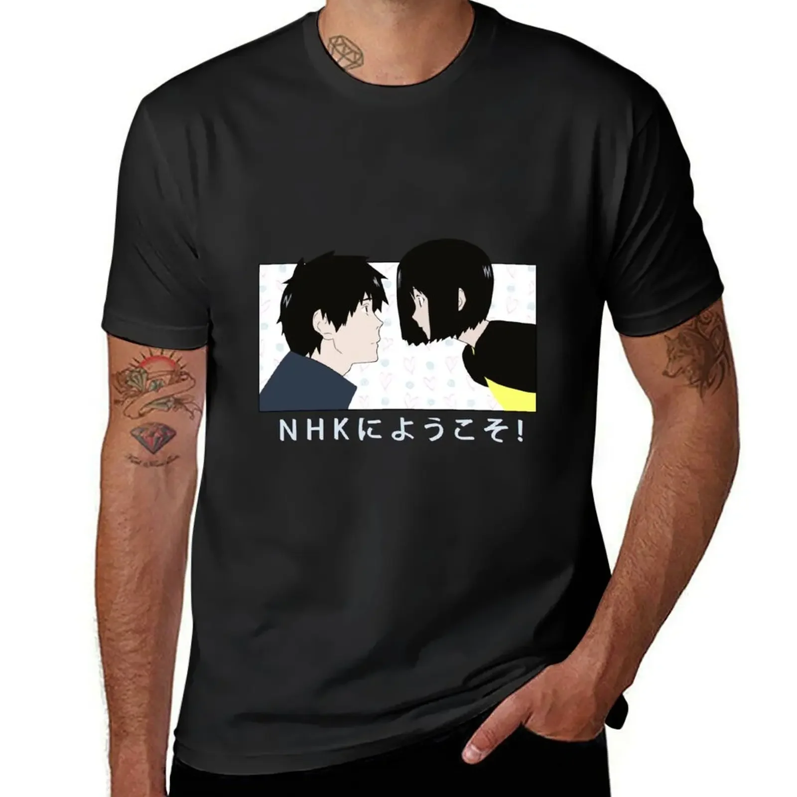 

Welcome to the love story from NHK T-Shirt customizeds blacks custom t shirt heavyweight t shirts for men