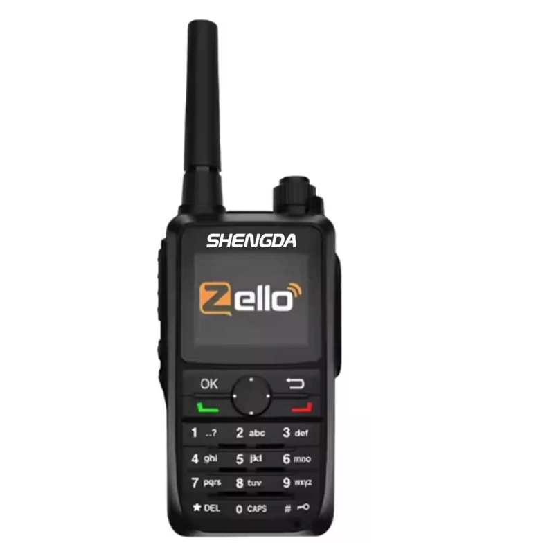 ZELLOトランシーバー SD-T88 4G POC 5000KM Bluetooth GPS SOS LCDディスプレイ ワイヤレスリンク 干渉防止 高音質出力