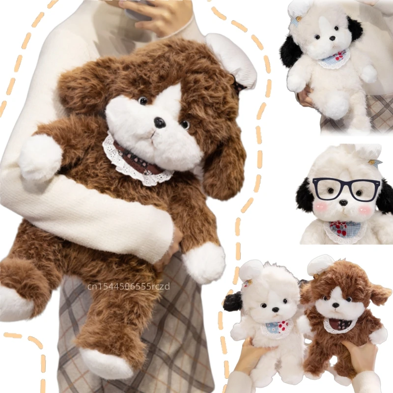 

30/45/55 см, высокое качество, милый нагрудник, собака, плюшевая кукла, подушка, длинные волосы, кулинария, собака, животное, мягкая игрушка, домашний декор, подарок для детей