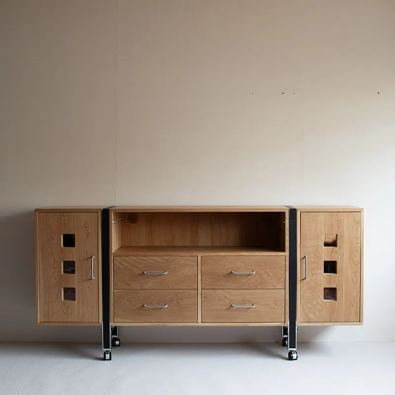 

Long Island combined cabinet, Nordic medieval style cabinet, storage side cabinet