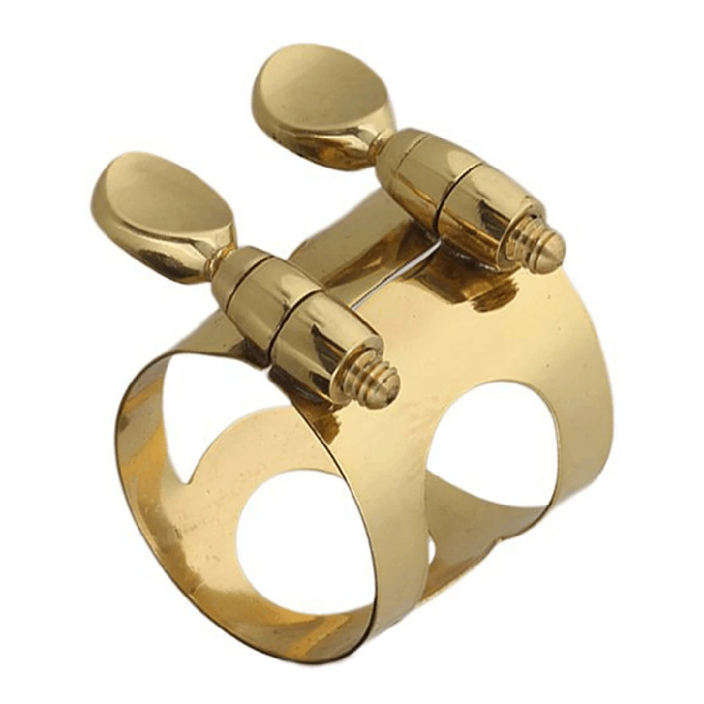 ساكس الساكسفون المعبرة المشبك كليب مع مسامير ألتو الساكسفون ضمد الذهب معدن ضمد كليب المشبك ل الساكسفون المعبرة