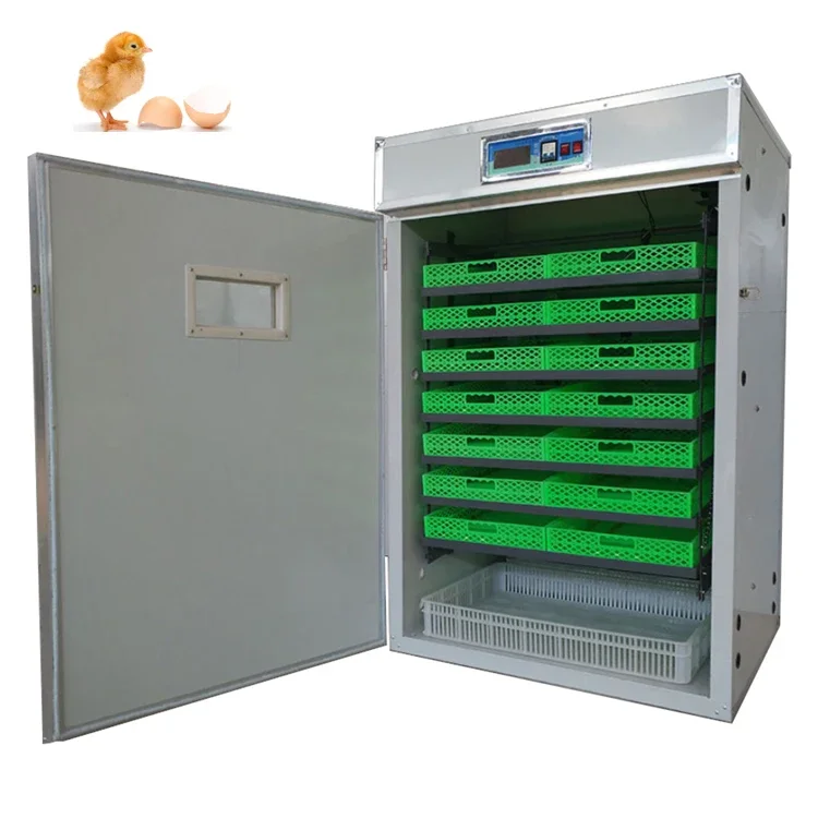 Full-automatic 48 1056 10000 Egg Hatching Machine / Chicken Egg Incubator For Sale