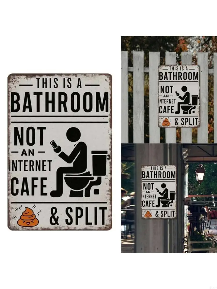 Decorative Metal Tin Sign Retro Themed Wall Art Perfect For Kitchen Bedroom 