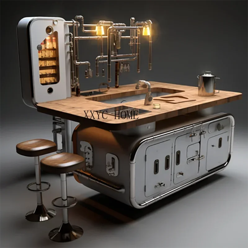 Unique Creativity Exquisite Bartender Table Create Modern Bar Culinary Culture