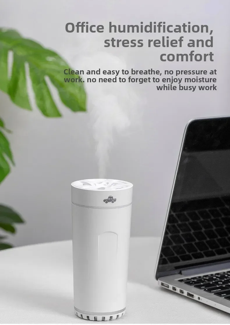 Wind cup humidifier usb car colorful cup humidifier, gift source manufacturer