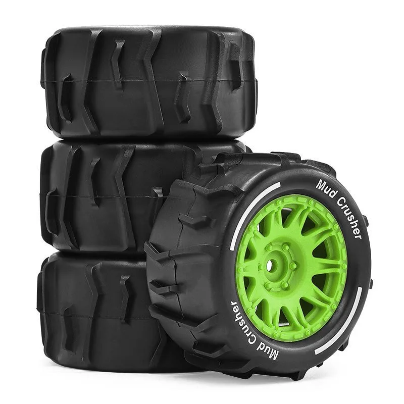 Neumático de arena para camión de recorrido corto, 4 Uds., 73mm, para ARRMA 1/18 GRANITE GROM RC, piezas de mejora de coche, accesorios