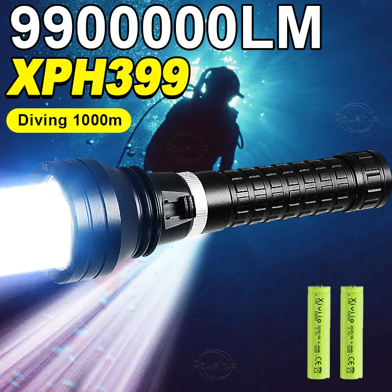 9900000lm-powerful-xhp399-diving-flashlight-professional-scuba-diving-torch-ipx8-underwater-lamp-1000m-high-power-led-flashlight