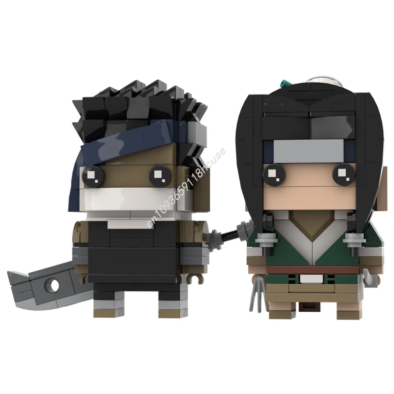 

385pcs MOC Momochi ZabuzaHaku Brickheadz Model Building blocks Brick Assemble Kids Modular Toys Christmas gifts