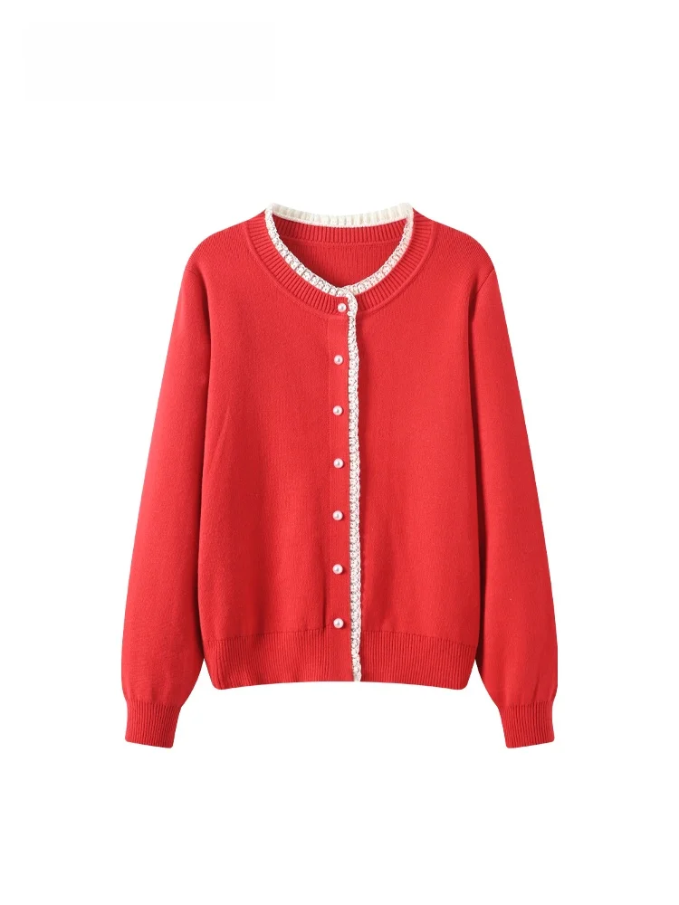 

Cara CLUB plus Size Knitwear Long Sve round Ne Women's Faionable Slimming Spring Top Cover up Casual Sle Polyester F...