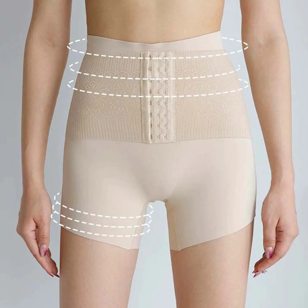 Hohe Taille Abnehmen Gestaltung Höschen Shapewear Taille Trainer Bauch-steuer Unterwäsche Unterhose Schnalle Butt Lifting Slip