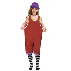 TV Loonette The Clown Costume Cosplay Big Comfy Couch Halloween Outfits Women's Joker Party Suit