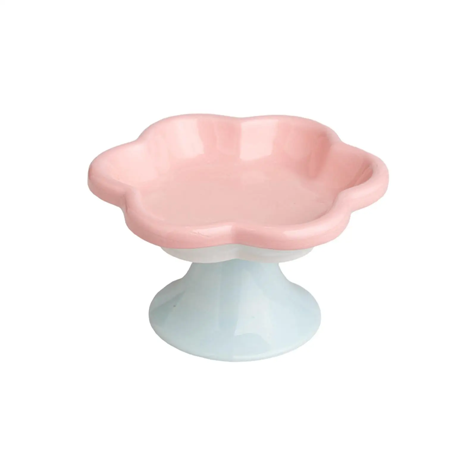 Raised Ceramic Cat Bowls with Non Slip Base Drinking Bowl for Cats Dogs Pet Feeder Food Dish