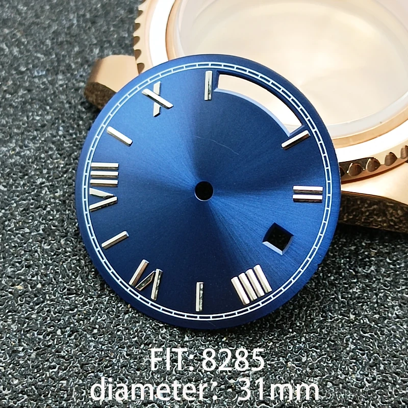 31MM DIAMETER SINGLE DATE STERILE WATCH DIAL MODIFIED DIAL FOR 8285 MOVEMENT ACCESSORIES WATCH PARTS WATCH PARTS