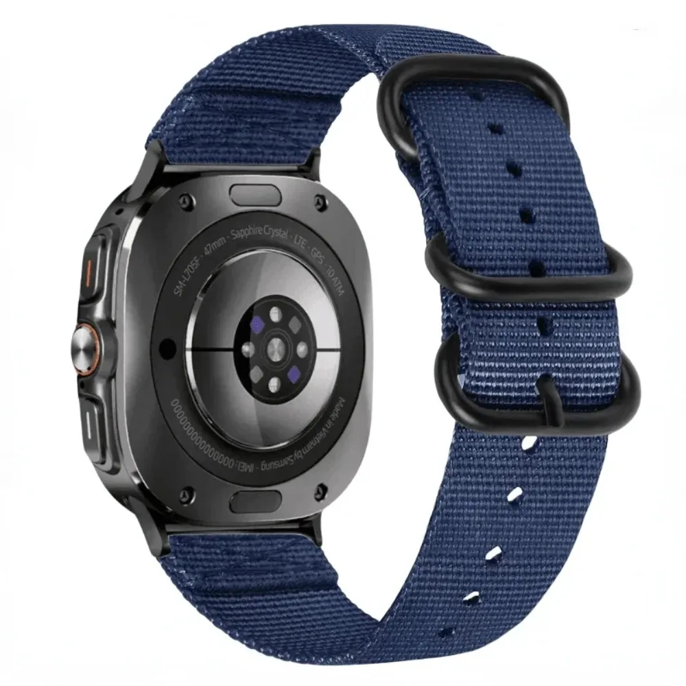 النايلون حلقة الفرقة لساعة سامسونج جالاكسي الترا 2025 47 مللي متر الرياضة مريحة استبدال سوار غالاكسي ساعة الترا 47 مللي متر Correa