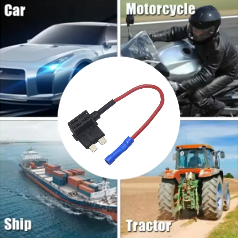 【1Set】Car Fuse Box Electrical Appliances Mini Small Medium Holder Auto Circuit Extender Add-a-circuit Power Supply Adapte