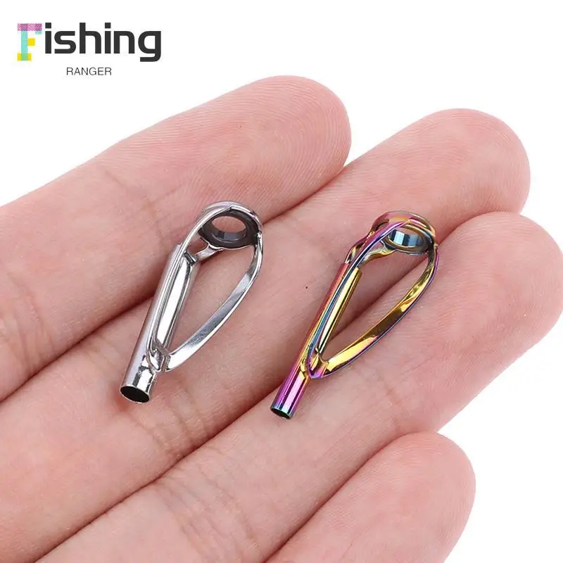 

1Pc Sliver/Rainbow Top Tip Guide Ring Free of Tangle for Spinning Fishing Rod