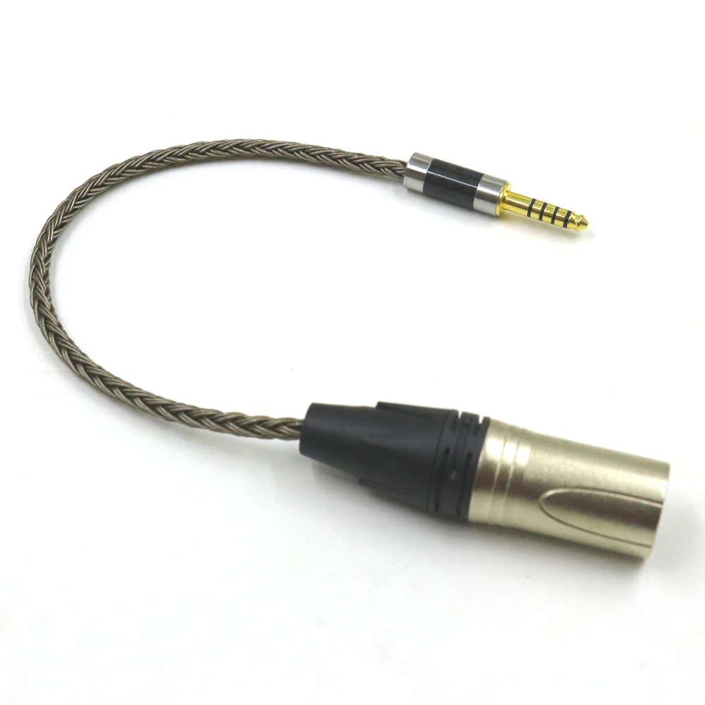 16 코어 4.4mm 밸런스드 남성 - 4핀 XLR 밸런스드 남성 헤드폰 오디오 어댑터 4.4mm - XLR 밸런스드 케이블 커넥터