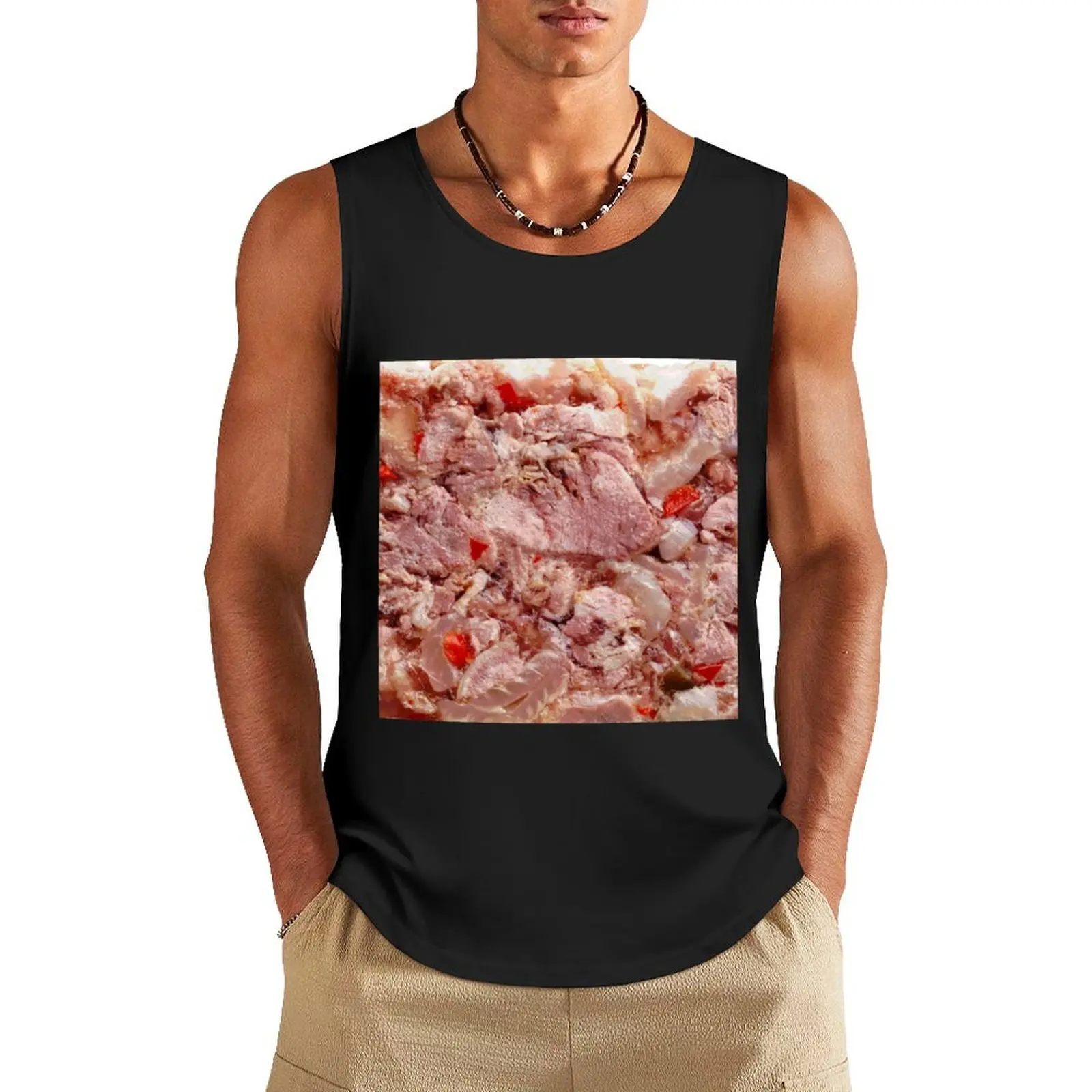 HEAD CHEESE! Tank Top Men's clothing brands t shirts sleeveless tshirts for men bodybuilding men clothes