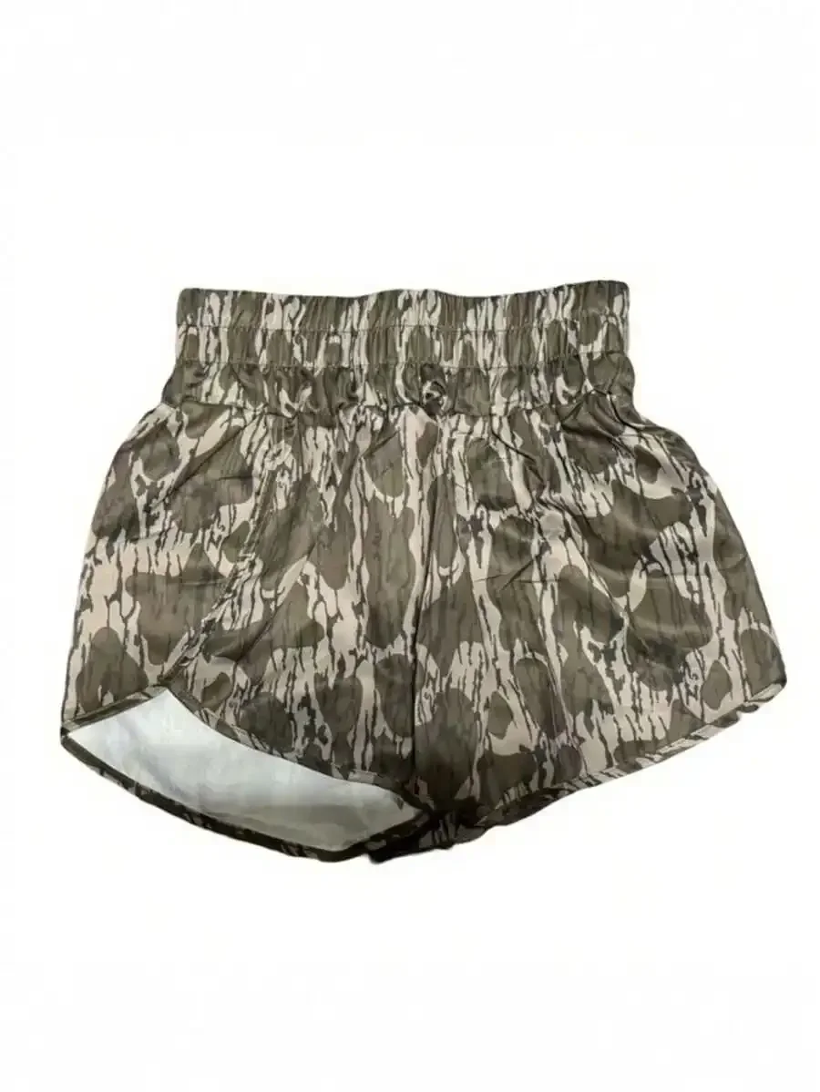 

Womens Camo Print Athletic Shorts For Basketball Beach Gym Running Outdoor