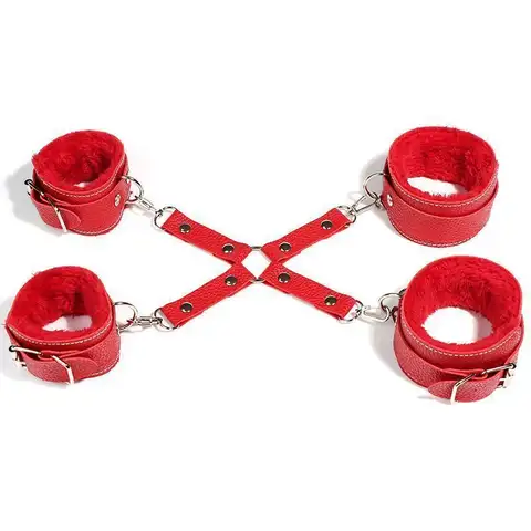 SM Handcuff Restraint Cuffs Leg Cuff sexx Toy Kits BDSM Bondage Gear Hand Leg Restraint Straps 18 Adult Couple sexxtoy Kits Shop
