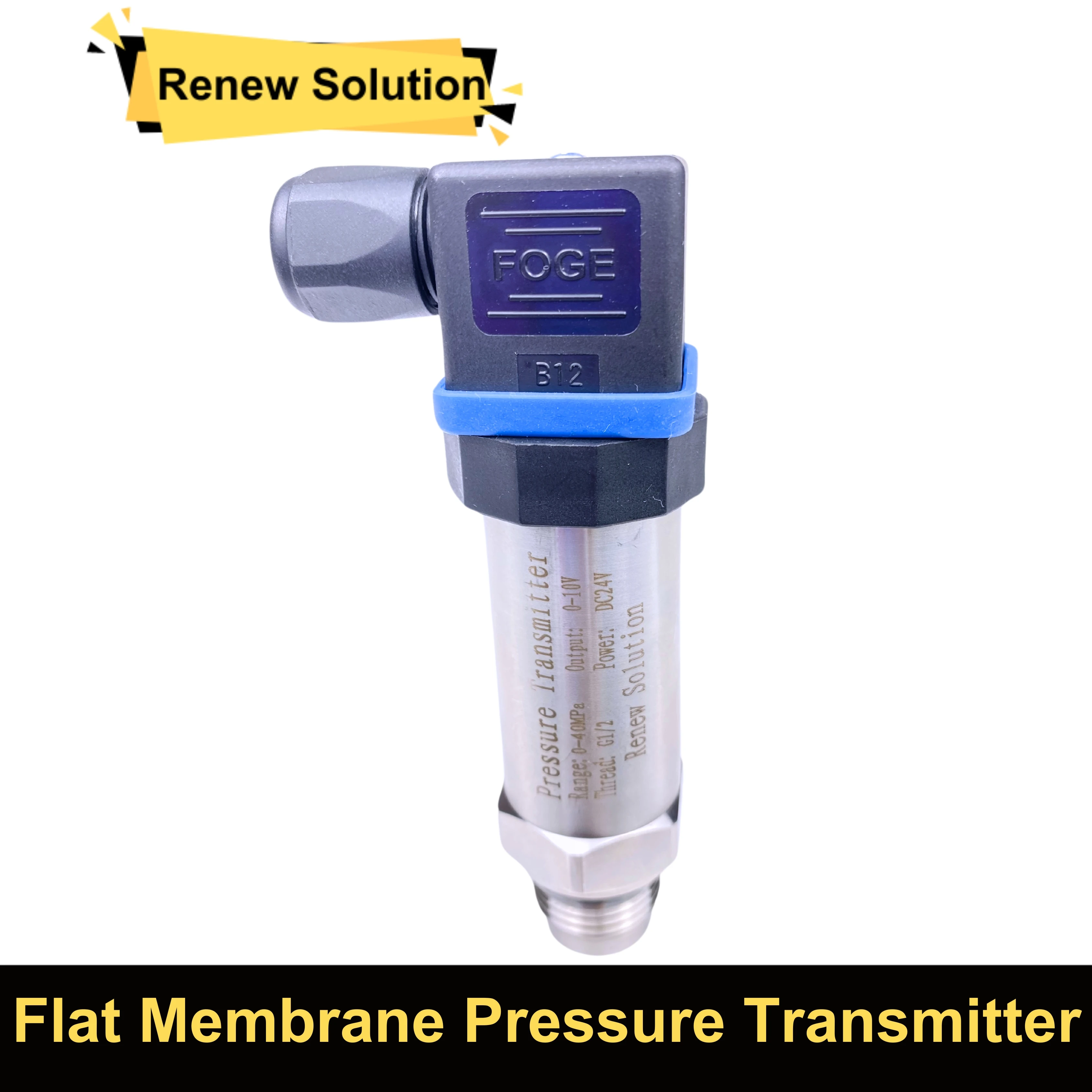 420ma rs485 Milk Glue Tank Sanitary Food Grade Pressure Transducer Sensor With Flush Flat Diaphragm