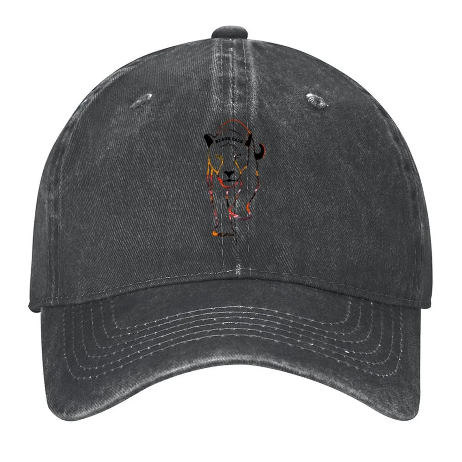 

Sunderland Black Cats - Black & Orange Outline Baseball Cap Thermal Visor Sunscreen Gentleman Hat Men Caps Women's