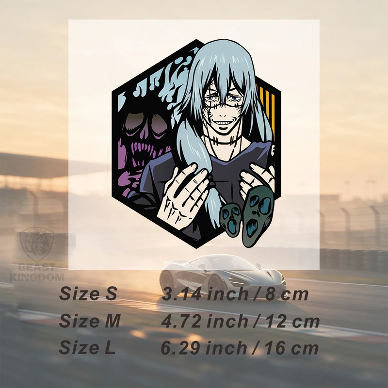 Car Stickers Anime Gaming Theme Vinyl Decal Waterproof Die Cut Anti Slip for Helmet Trunk Auto Decor