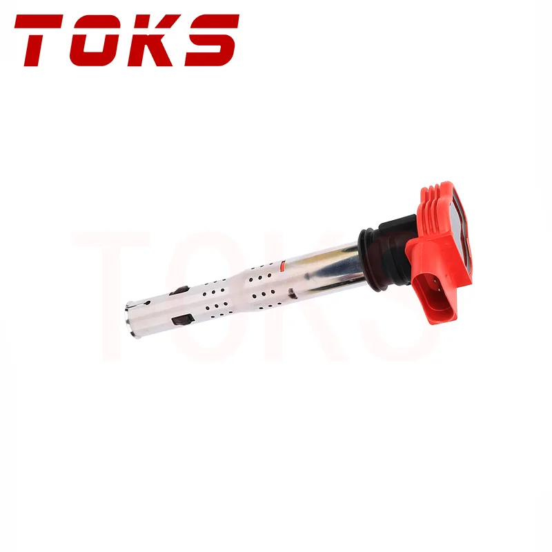 TOKS 1pc 06E905115D Ignition Coil For VW Audi Jetta Golf Passat Tiguan CC A3/4/5/6/7/8 TT Q3/5 R8 06E905115 car part accessories