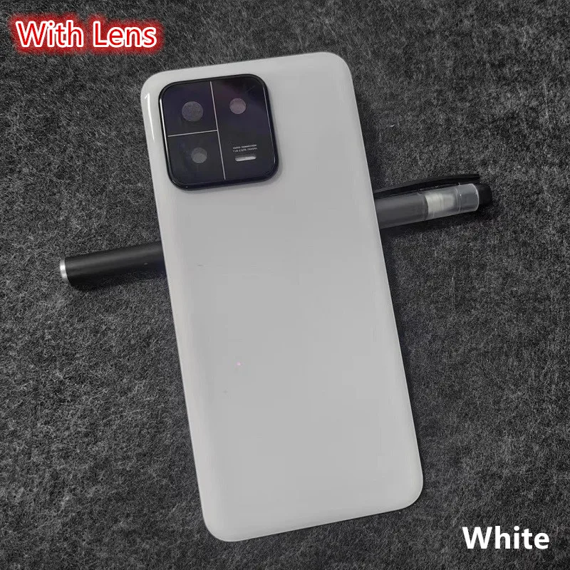 Tylna pokrywa baterii Mi13 do Xiaomi Mi 13 Tylna obudowa Szklana obudowa Wymień naprawę części zamiennych + obiektyw aparatu — zdjęcie produktu 4