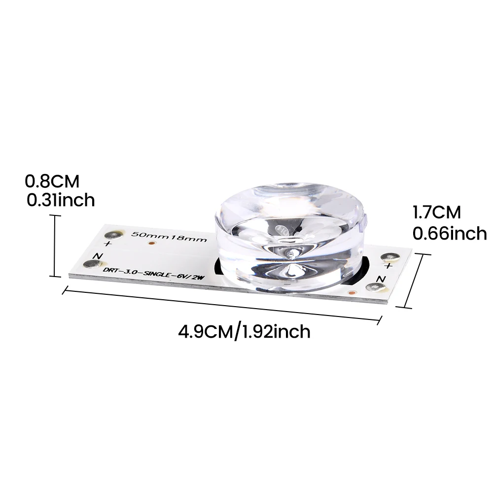 50PCS/100PCS 3V/6V SMD Lamp Beads Aluminum Substrate Board with Optical Lens Filter SMD Light Bead for TV Repair