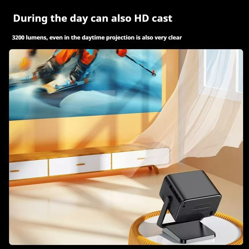 

Full HD projector 1080P portable 180° smart projection Android WiFi5G Blueatooth Home theater outdoor office projector 4k