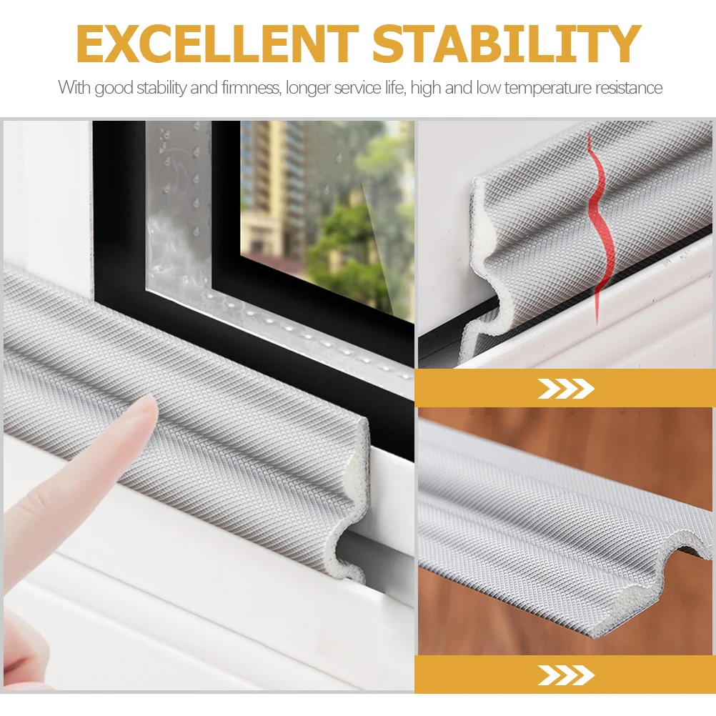 شريط عازل رغوي لتجريد الطقس للباب، ختم ذاتي اللصق، عازل حراري متين عالي الجودة، سهل القطع للنوافذ