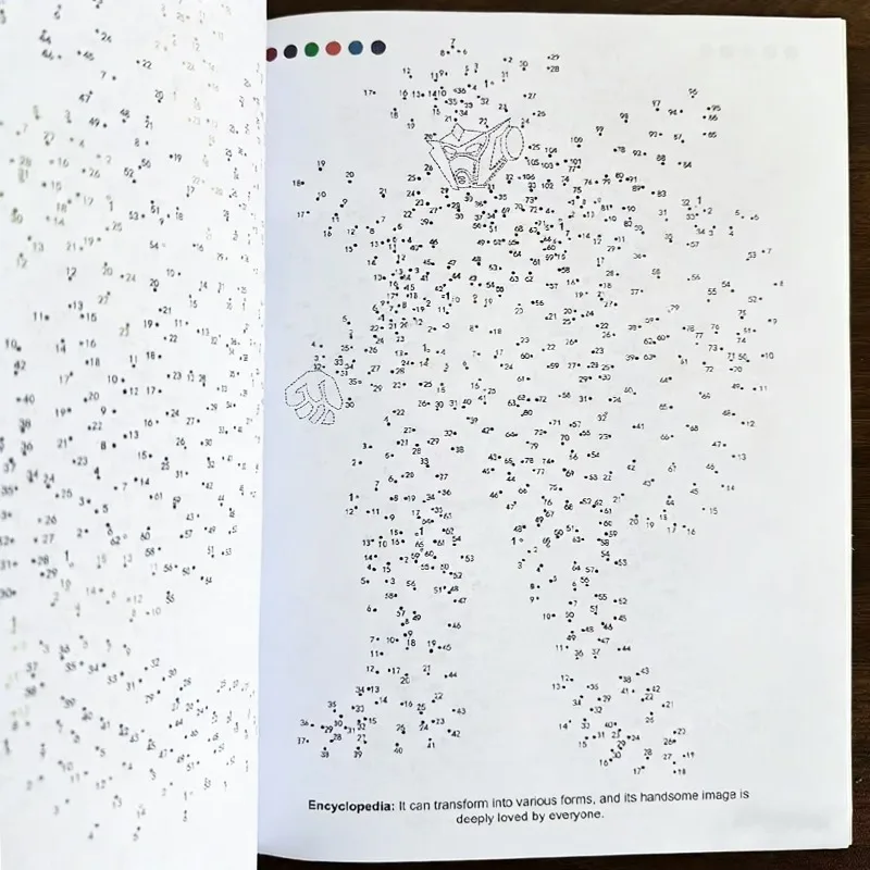 Zeichnen für Kinder durch Verbinden von Linien, Zeichnen von Punkten und Verbinden von Linien, lustiges Aktivitätsbuch, Stiftkontrolltraining, 48 Farbseiten