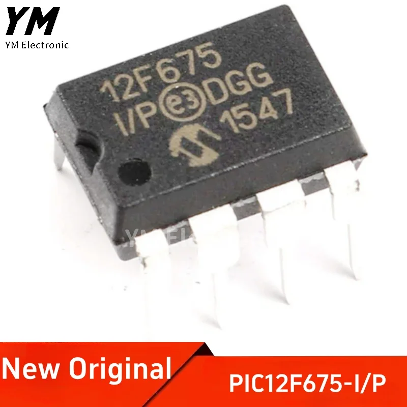 New Original PIC12F675-I/P 12F675 8-bit flash microcontroller microcontroller DIP-8