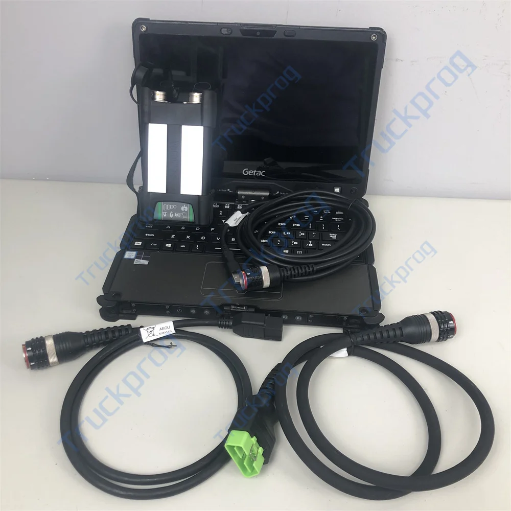 

Original Vocom 2+ tough vocom 88899400 PTT DEV2 USB WIFI connect for Renault Construction excavator Truck Diagnostic Tool laptop