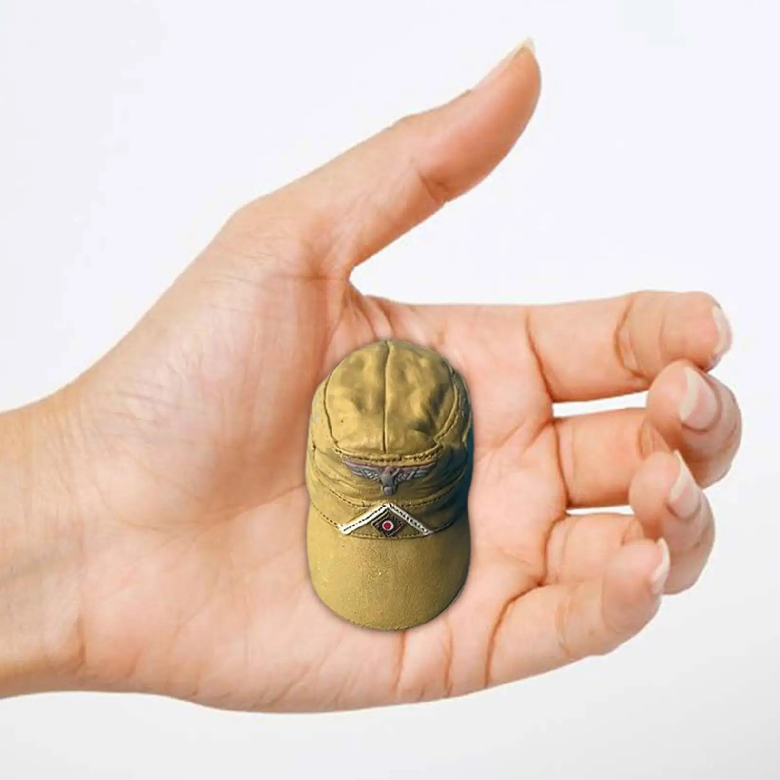 1:6 Scale Men's Embroidered Cap Headgear Role Play Dolls Dress up Accessory