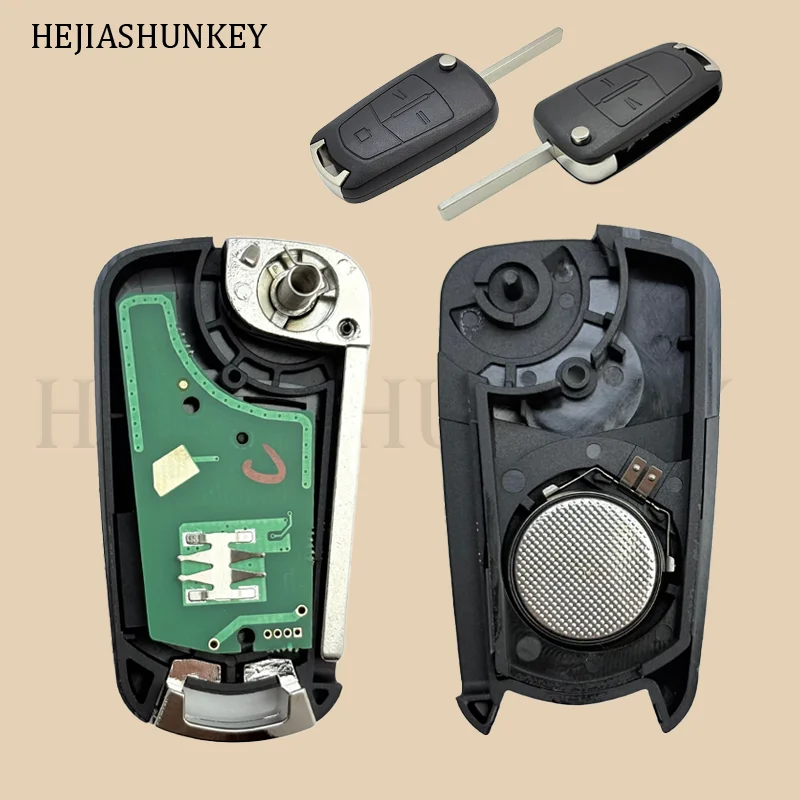 736-743-A 2/3 Button 433MHz ID46 PCF7941 PCF7946 Chip Flip Remote Key For Opel Vauxhall Corsa D Astra H Zafira B Vectra C Holden