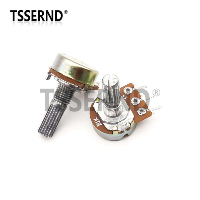 5pcs WH148 3PIN 20 มม.Potentiometer B1K-B1M ohm B1K B2K B5K B10K B20K B50K B100K B500K B1M 1K 2K 5K 10K 50K 100K 500K 1M