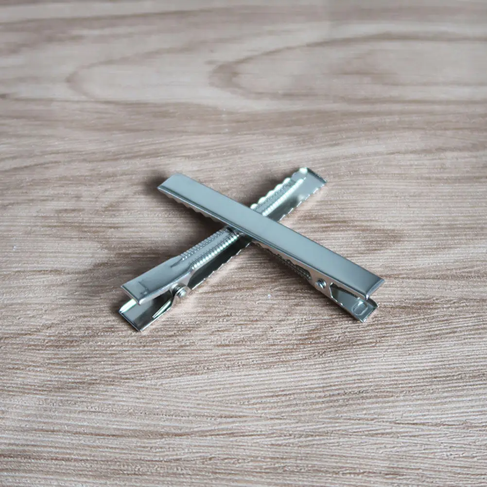20Pcs Metal Duckbill Clips 4.6cm Rust-Resistant Strong Hair Sectioning Clips DIY Hairpin Accessories Clip Duckbill Clip